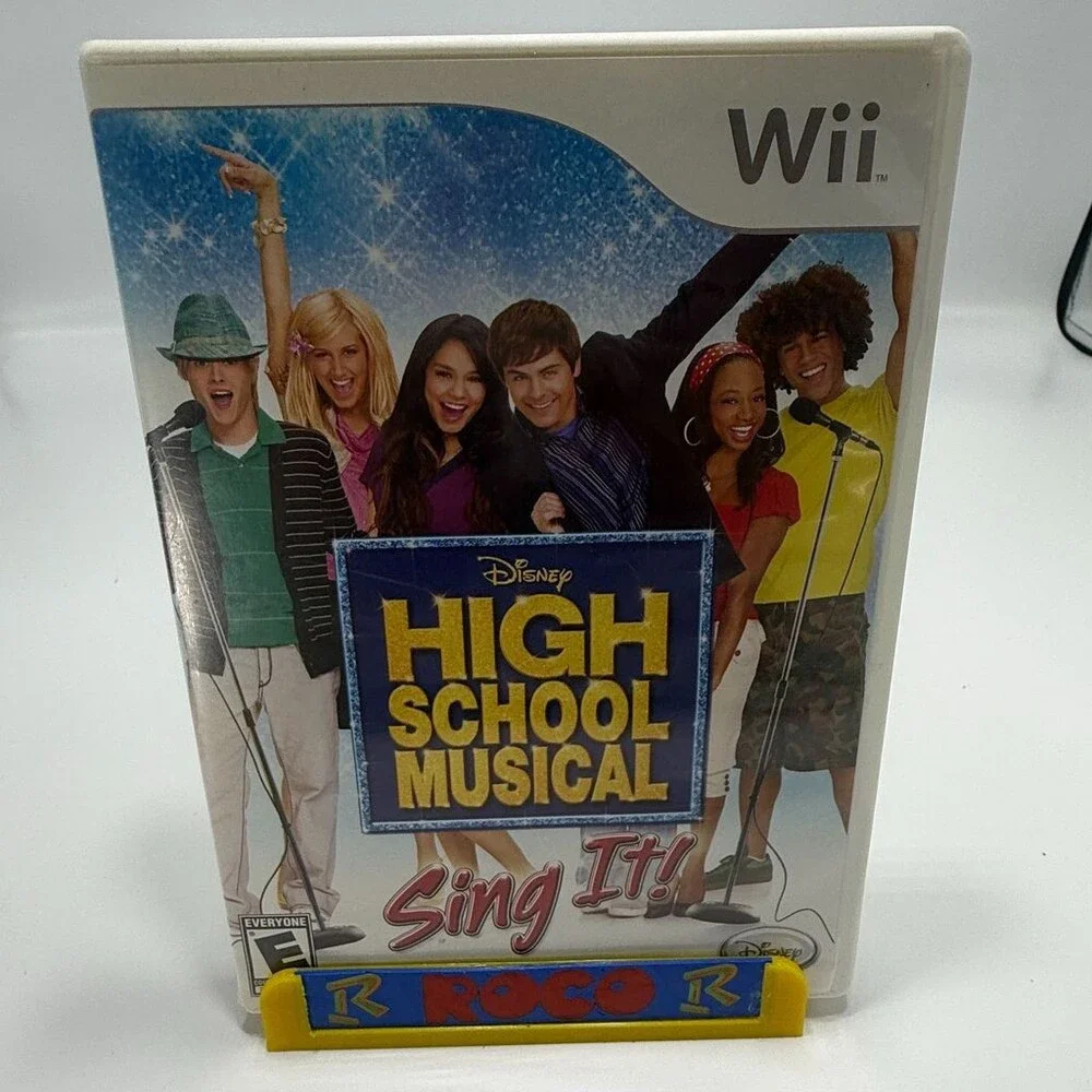 High School Musical Sing It! (Nintendo Wii, 2007) Karaoke Complete W/ Manual